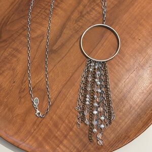 Silpada Silver Cascading Chain Necklace